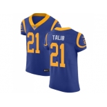 Nike Los Angeles Rams #21 Aqib Talib Royal Blue Alternate Men Stitched NFL Vapor Untouchable Elite Jersey