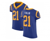 Nike Los Angeles Rams #21 Aqib Talib Royal Blue Alternate Men Stitched NFL Vapor Untouchable Elite Jersey