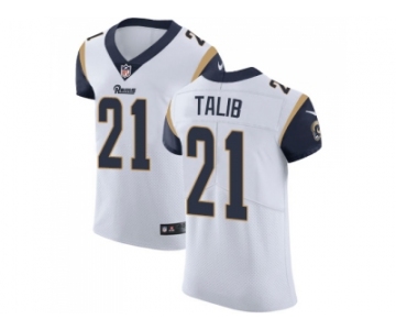 Nike Los Angeles Rams #21 Aqib Talib White Men Stitched NFL Vapor Untouchable Elite Jersey