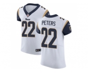 Nike Los Angeles Rams #22 Marcus Peters White Men Stitched NFL Vapor Untouchable Elite Jersey