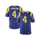 Nike Los Angeles Rams #4 Greg Zuerlein Royal Blue Alternate Men Stitched NFL Elite Jersey