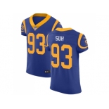 Nike Los Angeles Rams #93 Ndamukong Suh Royal Blue Alternate Men Stitched NFL Vapor Untouchable Elite Jersey