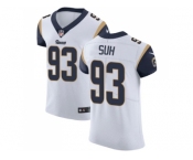 Nike Los Angeles Rams #93 Ndamukong Suh White Men Stitched NFL Vapor Untouchable Elite Jersey