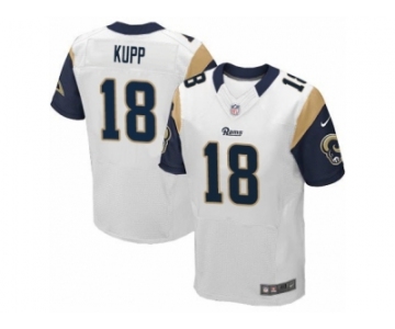 Nike Rams #18 Cooper Kupp White Men's Stitched NFL Elite Jersey