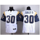 Nike St. Louis Rams #30 Todd Gurley II white jerseys(Elite)