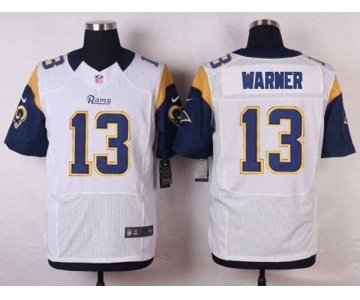 nike nfl jerseys st. louis rams #13 warner white[Elite]