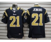 nike nfl jerseys st. louis rams #21 jenkins dk.blue[Elite]