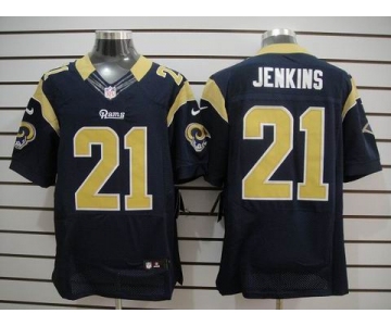 nike nfl jerseys st. louis rams #21 jenkins dk.blue[Elite]