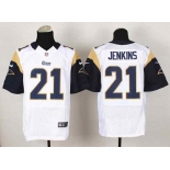 nike nfl jerseys st. louis rams #21 jenkins white[Elite]