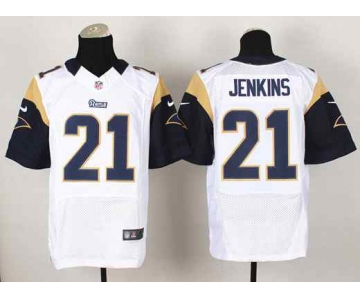 nike nfl jerseys st. louis rams #21 jenkins white[Elite]