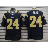 nike nfl jerseys st. louis rams #24 pead dk.blue[Elite]