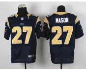 nike nfl jerseys st. louis rams #27 mason blue[Elite]