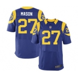 nike nfl jerseys st. louis rams #27 mason lt.blue[Elite]