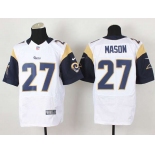 nike nfl jerseys st. louis rams #27 mason white[Elite]