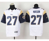 nike nfl jerseys st. louis rams #27 mason white[Elite]