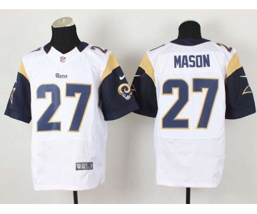 nike nfl jerseys st. louis rams #27 mason white[Elite]