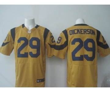 nike nfl jerseys st. louis rams #29 eric dickerson yellow[Elite]