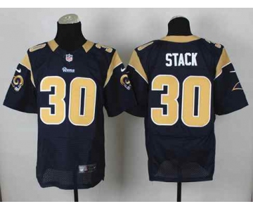 nike nfl jerseys st. louis rams #30 stack blue[Elite]