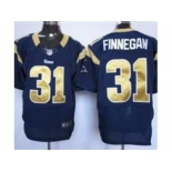 nike nfl jerseys st. louis rams #31 cortland finnegan blue[Elite]