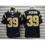 nike nfl jerseys st. louis rams #39 jackson dk.blue[Elite]