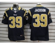 nike nfl jerseys st. louis rams #39 jackson dk.blue[Elite]