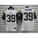 nike nfl jerseys st. louis rams #39 jackson white[Elite]