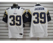 nike nfl jerseys st. louis rams #39 jackson white[Elite]