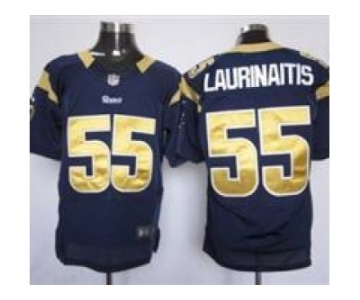 nike nfl jerseys st. louis rams #55 laurinaitis blue[Elite]