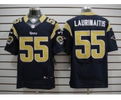 nike nfl jerseys st. louis rams #55 laurinaitis dk.blue[Elite]