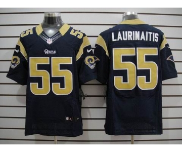 nike nfl jerseys st. louis rams #55 laurinaitis dk.blue[Elite]