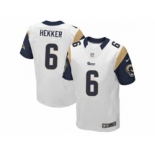 nike nfl jerseys st. louis rams #6 johnny hekker white[Elite]