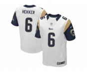 nike nfl jerseys st. louis rams #6 johnny hekker white[Elite]