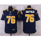 nike nfl jerseys st. louis rams #76 saffold blue[Elite]