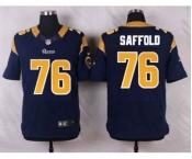 nike nfl jerseys st. louis rams #76 saffold blue[Elite]