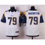 nike nfl jerseys st. louis rams #79 havenstein white[Elite][havenstein]