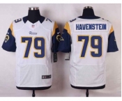 nike nfl jerseys st. louis rams #79 havenstein white[Elite][havenstein]