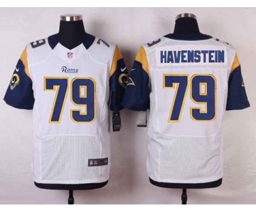 nike nfl jerseys st. louis rams #79 havenstein white[Elite][havenstein]