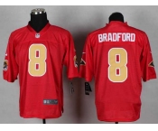 nike nfl jerseys st. louis rams #8 bradford red[Elite]