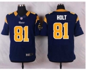 nike nfl jerseys st. louis rams #81 holt blue[Elite][holt]