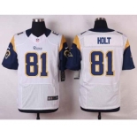 nike nfl jerseys st. louis rams #81 holt white[Elite][holt]