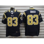 nike nfl jerseys st. louis rams #83 quick dk.blue[Elite]