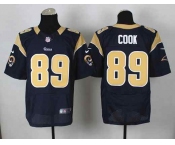 nike nfl jerseys st. louis rams #89 cook blue[Elite]