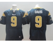 nike nfl jerseys st. louis rams #9 davis blue[Elite]