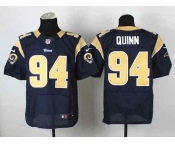 nike nfl jerseys st. louis rams #94 quinn dk.blue[Elite]