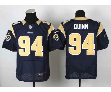 nike nfl jerseys st. louis rams #94 quinn dk.blue[Elite]