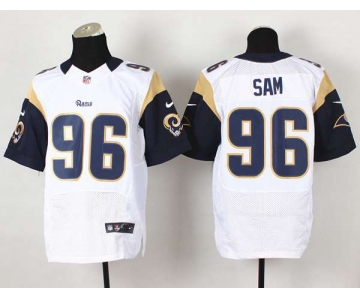 nike nfl jerseys st. louis rams #96 sam white[Elite]