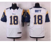 nike nfl jerseys st.louis rams #18 britt white[Elite]