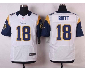 nike nfl jerseys st.louis rams #18 britt white[Elite]