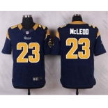 nike nfl jerseys st.louis rams #23 mcleod blue[Elite]