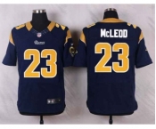 nike nfl jerseys st.louis rams #23 mcleod blue[Elite]